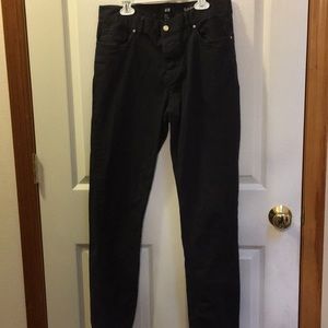 Men’s H & M charcoal gray slim fit pants 29 EUC